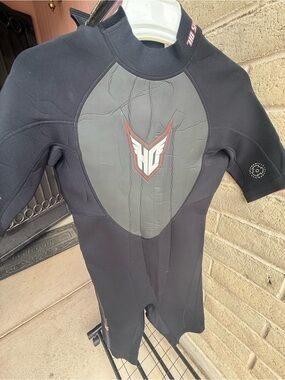 HO Sports Men's Short-Sleeve Black lightweight wetsuit